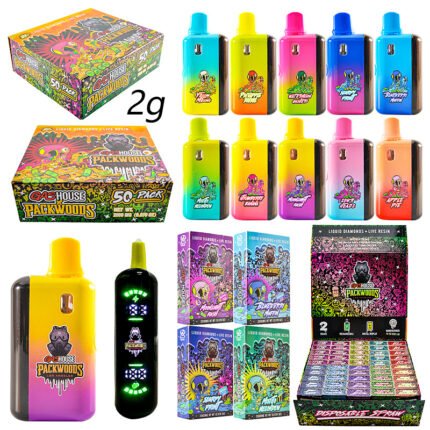 Günstige und hochwertige leere Einweg-Vapes im Großhandel | Gas House Packwoods 2g