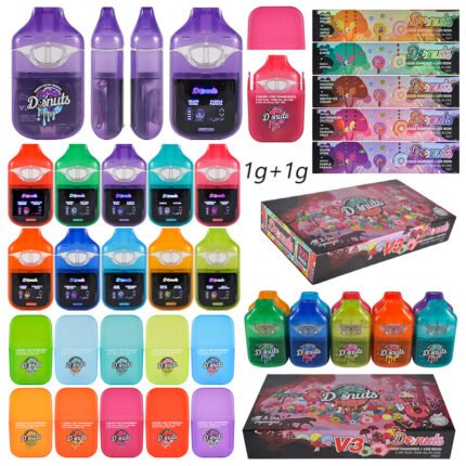 Top-Großhandelsbestand an Einweg-Vapes | Donuts Switch V3 Dual Chamber 1g+1g