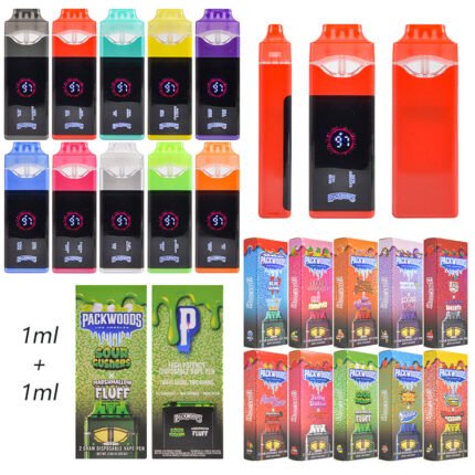 Großhandel günstige, hochwertige Einweg-Vapes mit LED-Display | Packwoods Dual-Chamber Vape