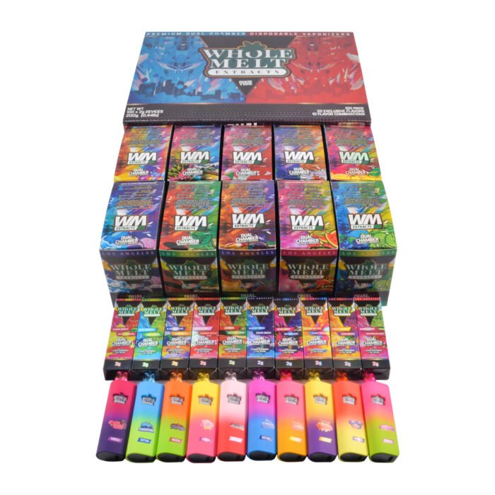 vape reutilisable Whole Melt Phase 3 V8 2ml Dual Flavor Vape Pen (Empty) main image 0
