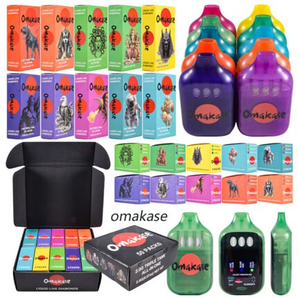 Hochwertige günstige Vapes mit LED-Display im Großhandel | USA Omakase Einweg-Vape-Pen