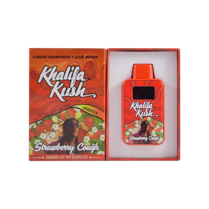 Günstige leere Vape-Pens mit LED-Bildschirm im Großhandel | USA Khalifa  Kush 2g Einweg-Vape