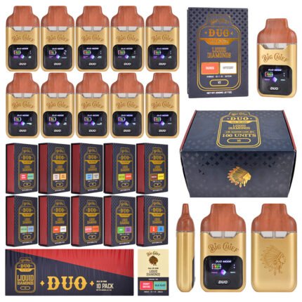 Günstige hochwertige Dual-Chamber LED 2 g Vapes im Großhandel | Big Chief Duo V2 Einweg-Vape