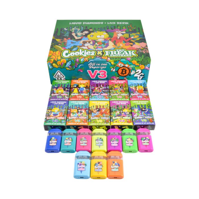 Preiswerte, leere Dual-Kammer Einweg-Vapes im Grohandel mit LED-Display |  USA Cookies The Freak Brother V3 2g Vape - https://www.leerervape.com/