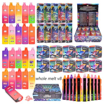 Günstige Dual-Kammer Vapes mit LED-Display im Großhandel | USA Whole Melt V8 2g Einweg-Vape