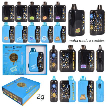 Günstige, hochwertige leere Vapes mit LED vom Hersteller im Großhandel | Muha Meds Cookies 2g Einweg-Vape
