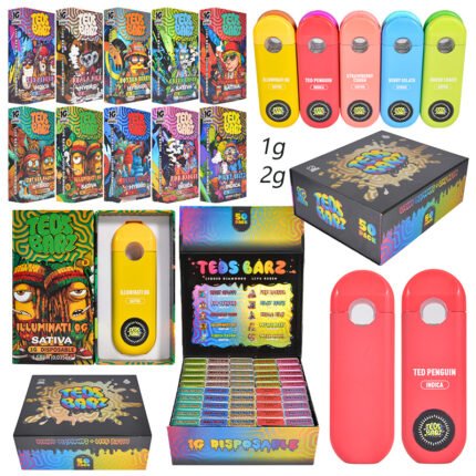 Günstige leere Einweg-Vapes mit LED im Großhandel | USA Teds Barz 2g Vape