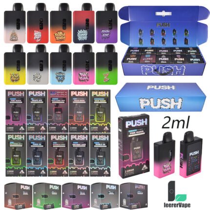 rechargeable affordable wholesale vape with led | push 2g disposable